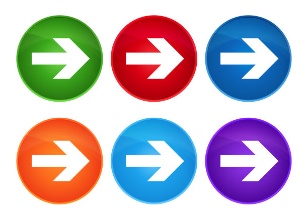 下箭头图标超圆按钮设置玻璃设计图片下载