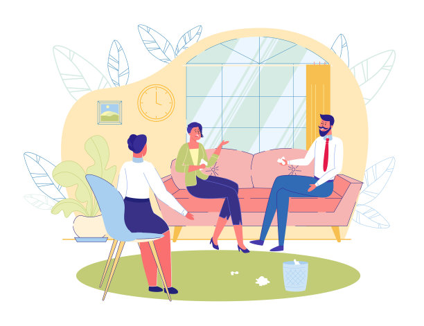 夫妻心理治疗与冲突的伴侣图片下载