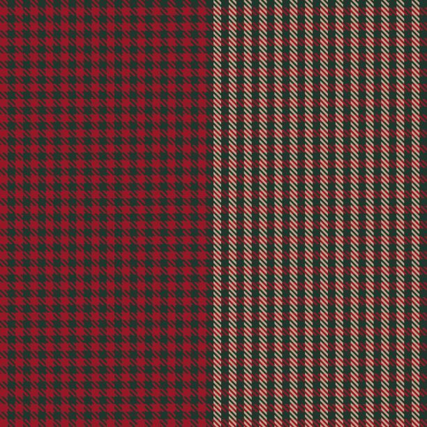 圣诞格伦格子呢格子无缝图案图片下载