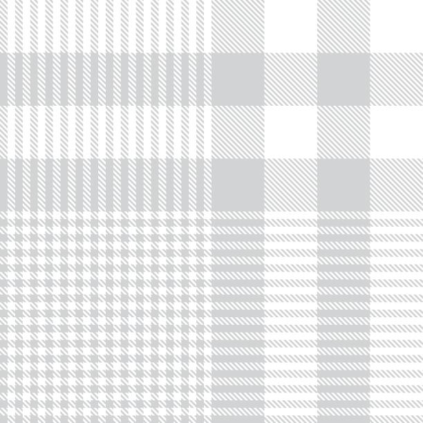 白色格纹格子无缝模式图片下载