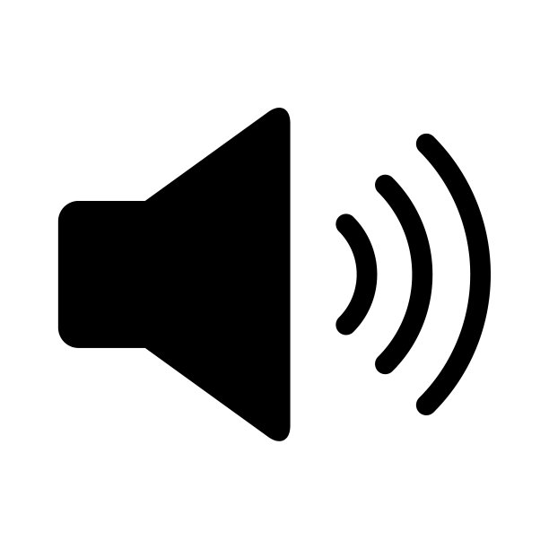音乐声音图标、音频音量符号。应用程序、网站和媒体的矢量插图图片下载