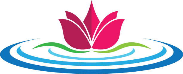 莲花象征图标图片下载