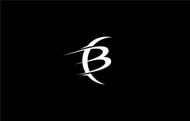 字母b标志设计模板图片下载