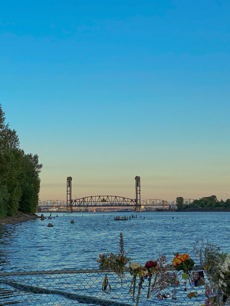 波特兰俄勒冈桥水图片下载