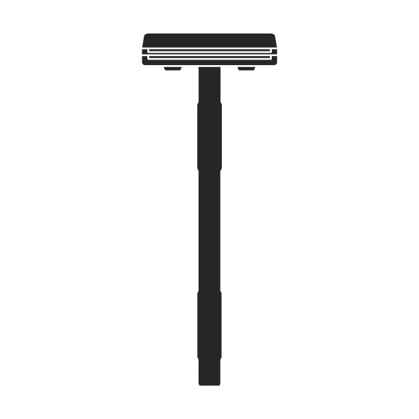 剃刀图标黑色图标隔离上图片下载