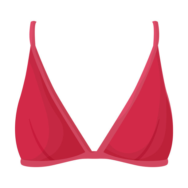 文胸图标卡通图标隔离图片下载