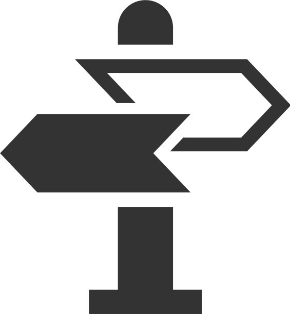 道路方向图标图片下载
