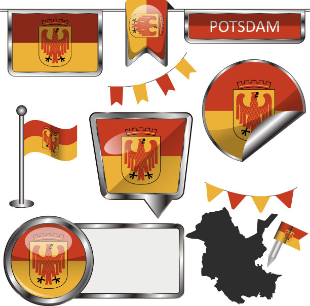 德国国旗波茨坦图片下载