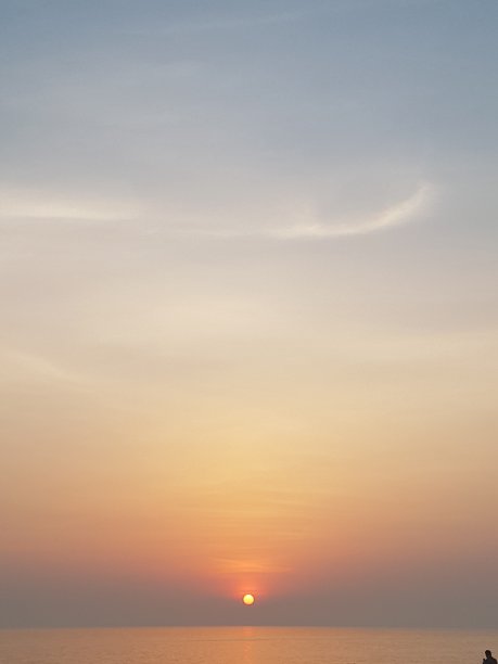 基什岛日落图片下载