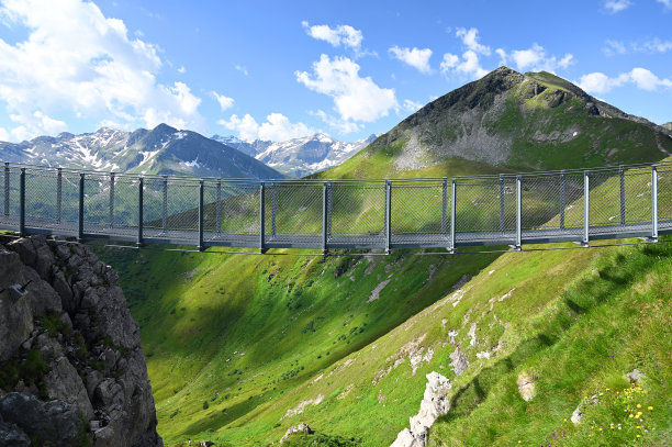 斯图纳克格尔吊桥景观奥地利巴德加斯坦图片下载