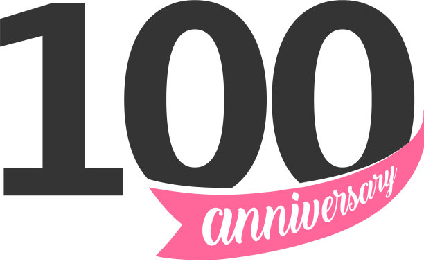 100周年纪念标志编号100图片下载