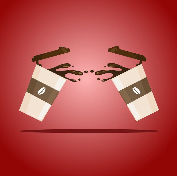 两杯淡咖啡图片下载