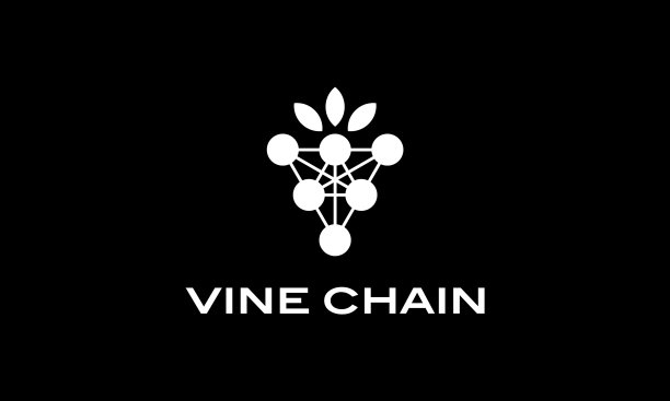 藤蔓具有区块链标识设计理念图片下载