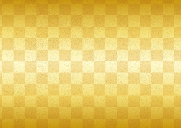 金色日本纸格背景材料图片下载