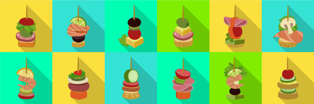 开胃小吃平图片下载