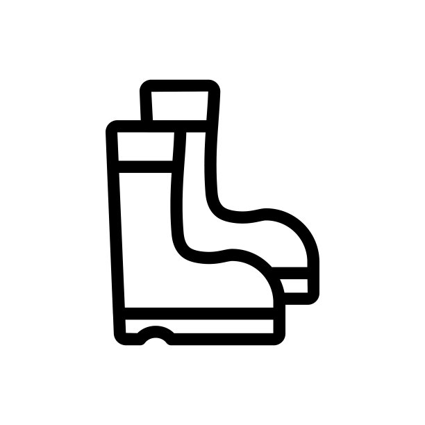 引导图标轮廓向量。在白色背景上隔离图片下载