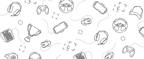 游戏PC配件壁纸系列设计图片下载