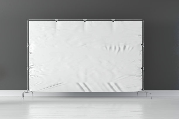 3d图像渲染的空白白色画布模拟图片下载