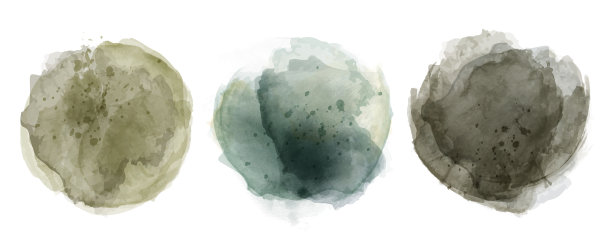 设置手绘大地色调水彩图片下载