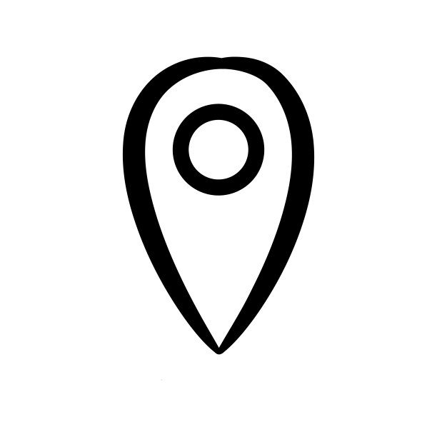 手绘坐标定位点GPS地图指针涂鸦图标图片下载
