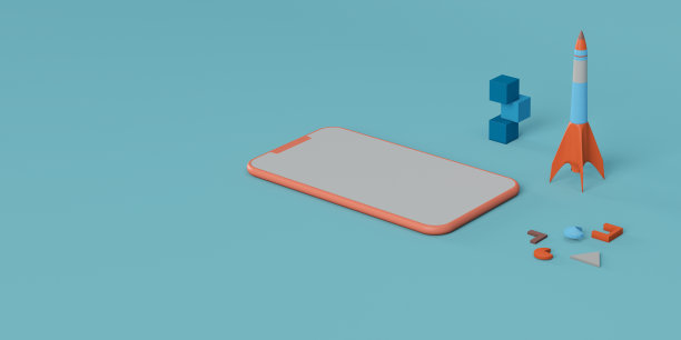 概念和想法。火箭3d等距概念图片下载