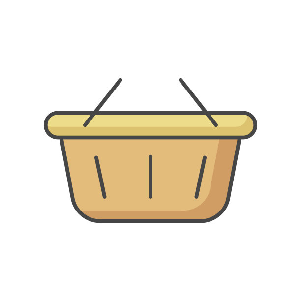 购物篮RGB颜色图标图片下载