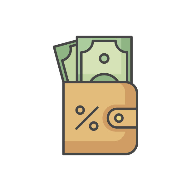 钱包与金钱RGB颜色图标图片下载