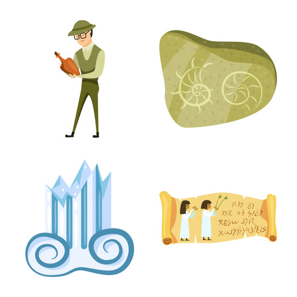 孤立物考古学和历史符号图片下载