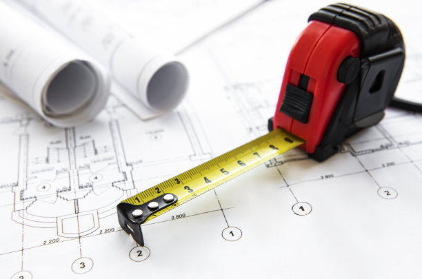 建筑师工作场所俯视图图片下载