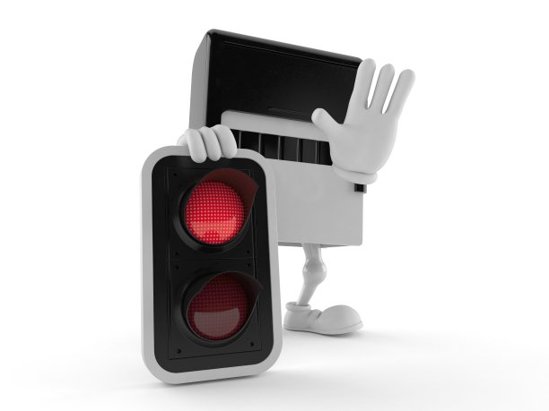 带有红光的橡皮图章字符图片下载