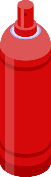 气体喷雾瓶图标等距风格图片下载