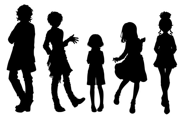 轮廓的人图片下载