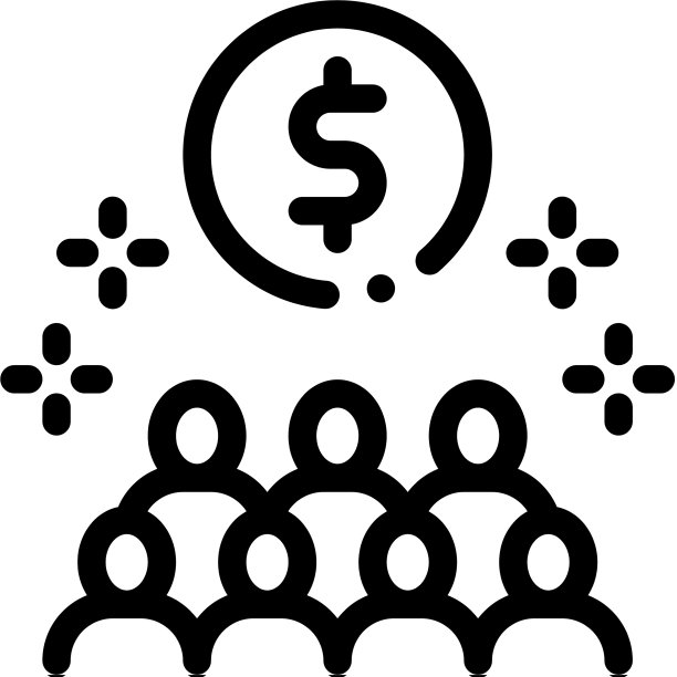 渴望拥有金钱的图标轮廓图片下载