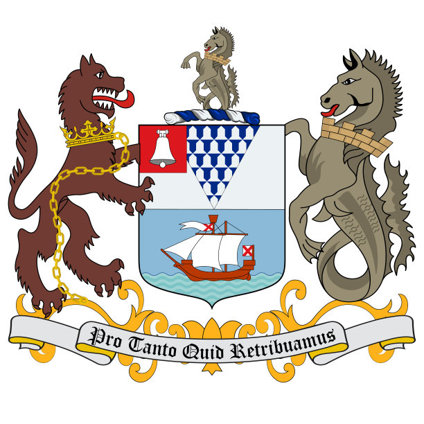 北爱尔兰贝尔法斯特的盾形纹章图片下载