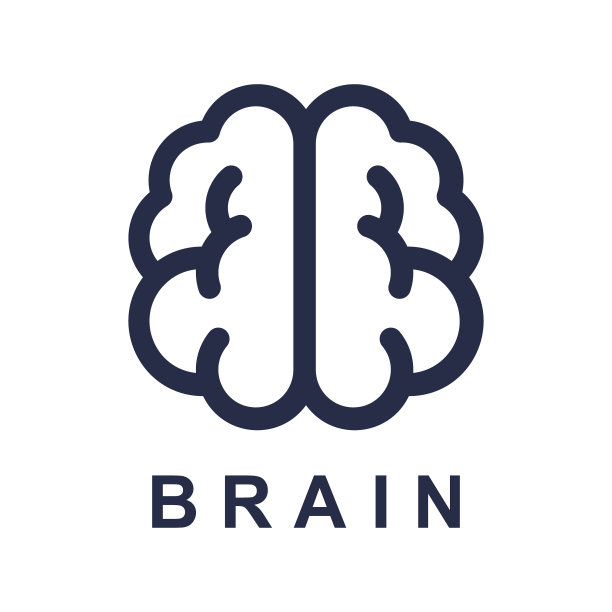 概述头脑风暴矢量图标的网页设计孤立的白色背景图片下载