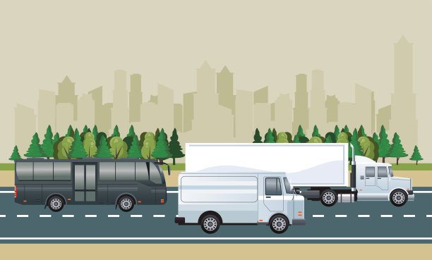 道路与城市景观景观车辆图片下载