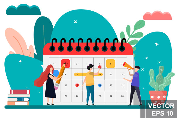 概念设计business people social life flat图片下载