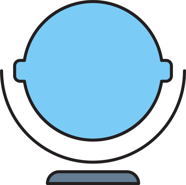 汽车后视镜图标符号孤立上图片下载