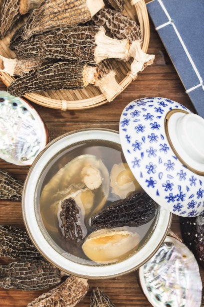 中国菜——鲍鱼羊肚汤图片下载