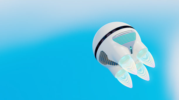 火箭在天空中飞行。图片下载