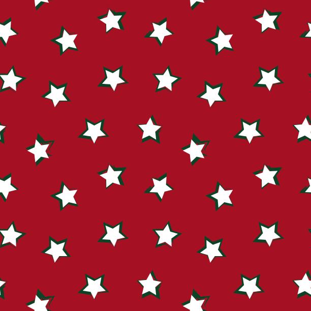 圣诞之星抽象笔触无缝图案背景图片下载