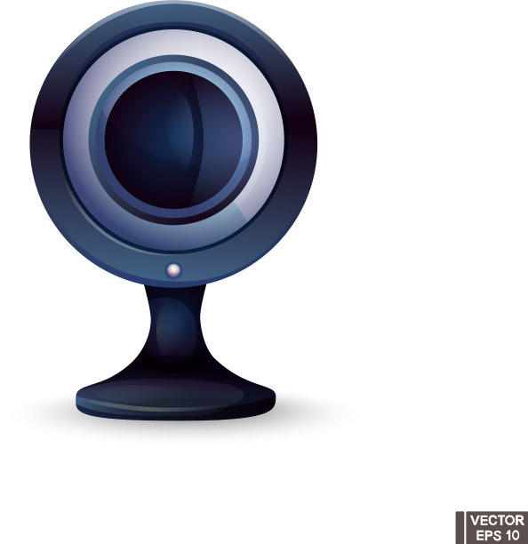 黑色卡通数码摄像设备图片下载