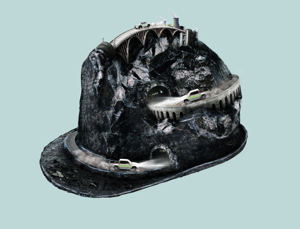 施工头盔的概念表示图片下载