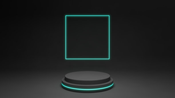 led灯的演讲台图片下载