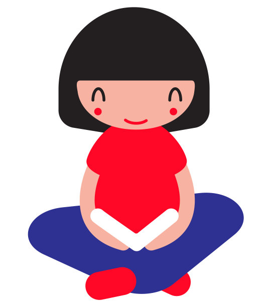 标志一个孩子坐在打开的书和阅读图片下载