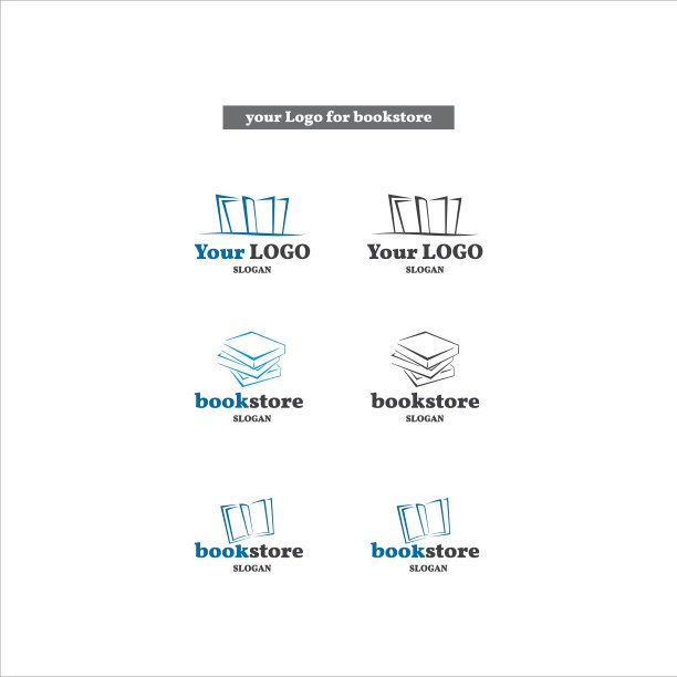 书图标在不同风格的变体图片下载