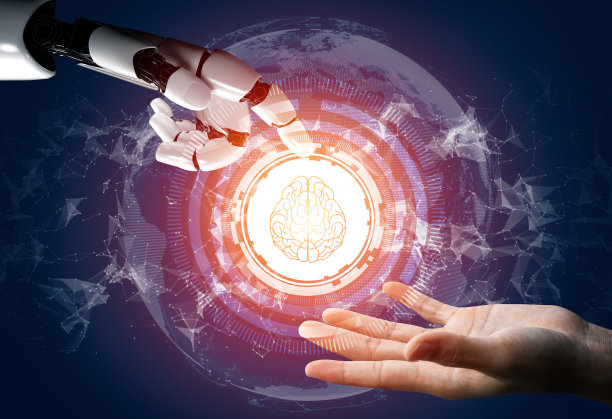 未来机器人人工智能概念。图片下载