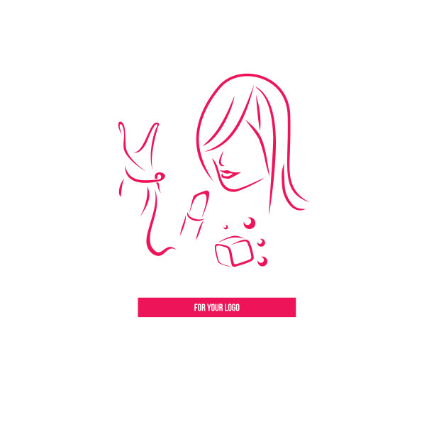 为女性戴上假发戴上口红图片下载