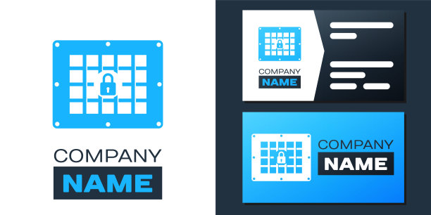 监狱窗口图标隔离在白色背景上。标志设计模板元素。向量图片下载