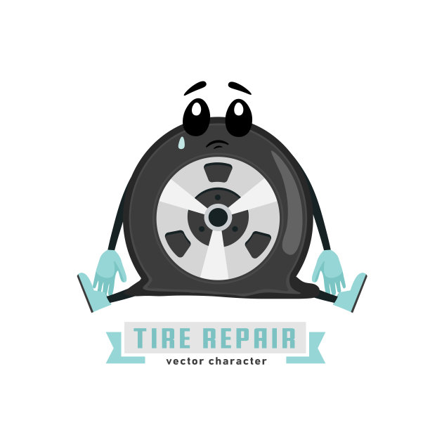 轮胎的角色形象图片下载